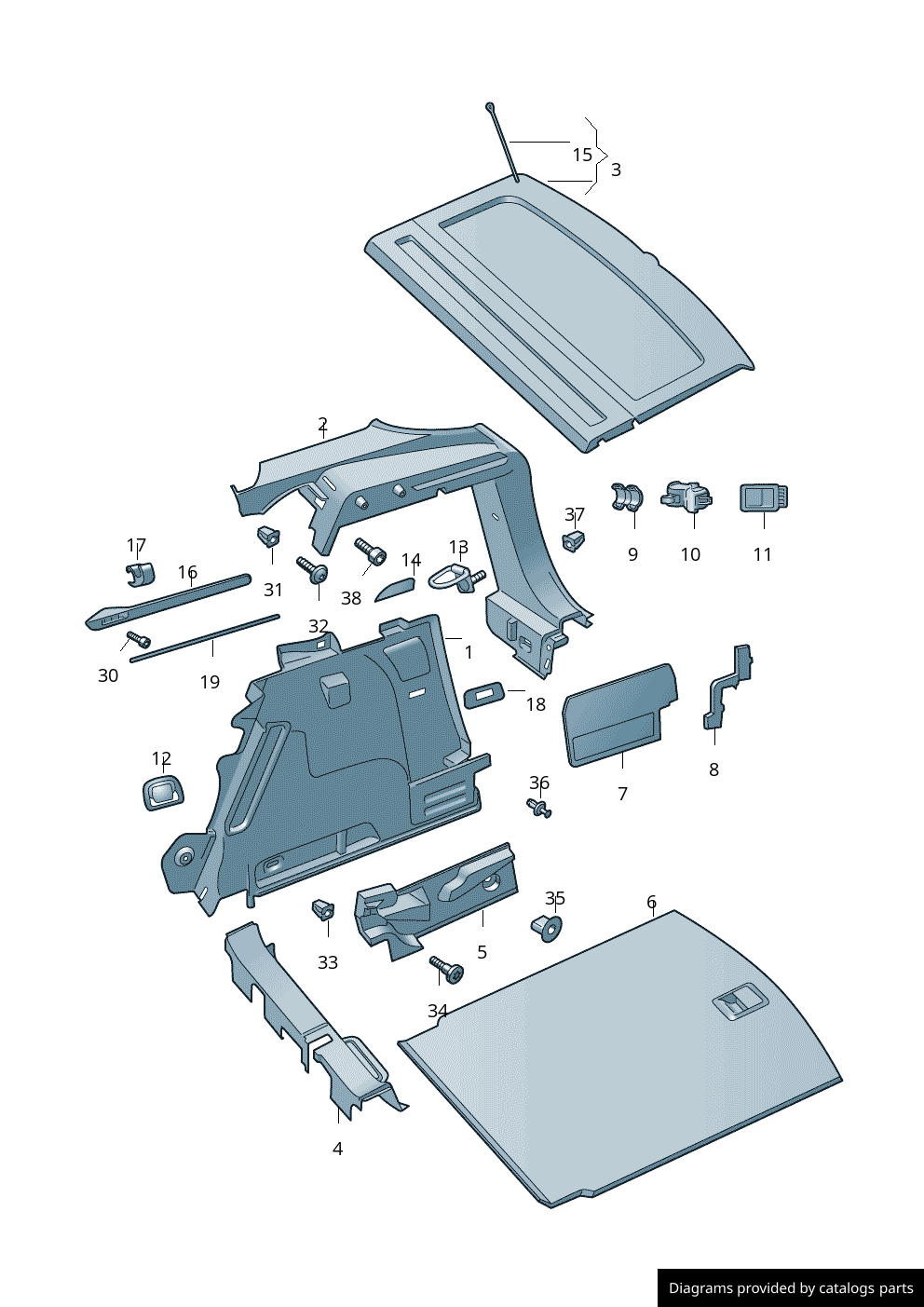 Car part diagram