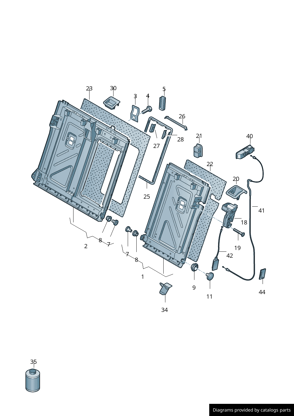 Car part diagram