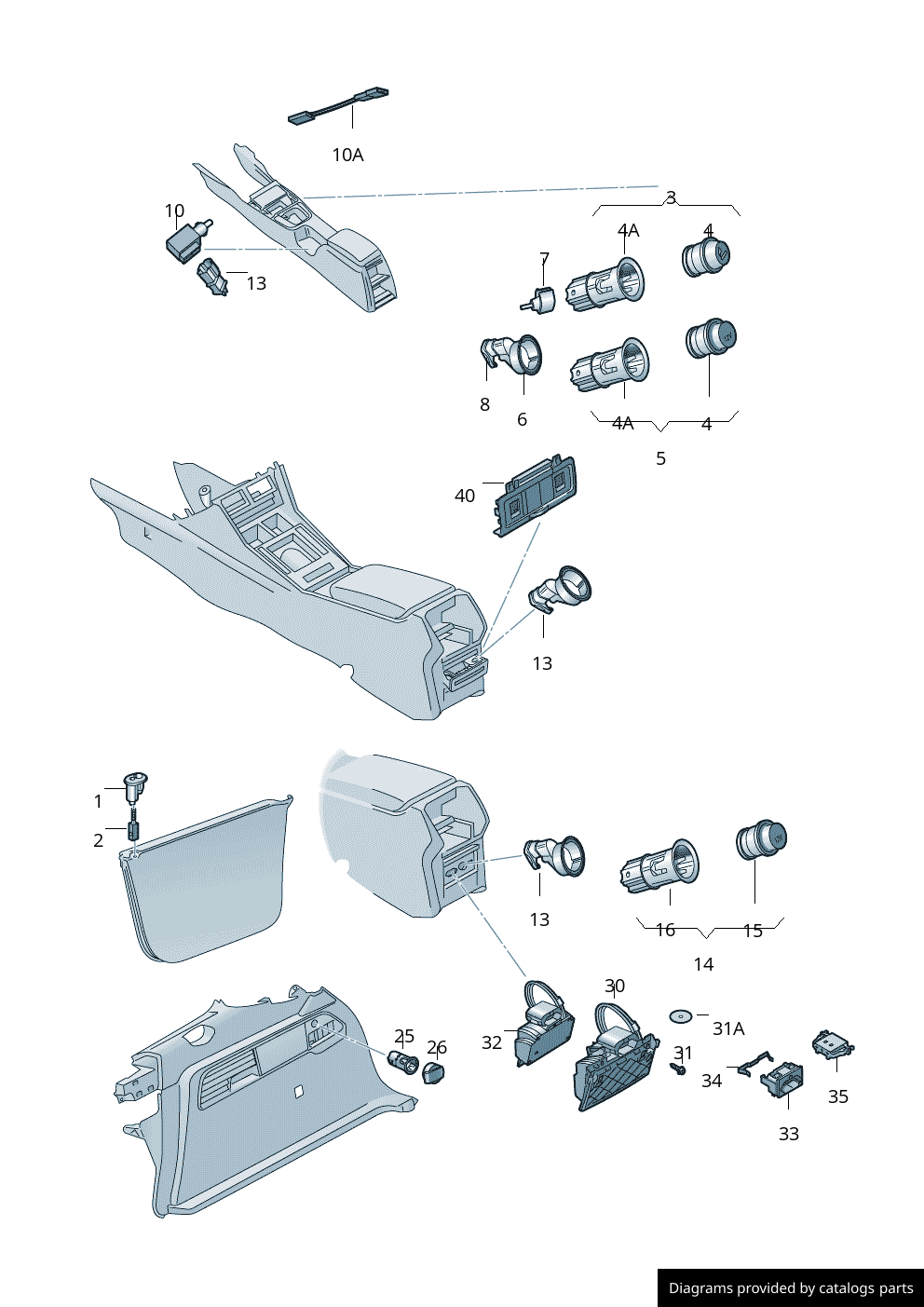 Car part diagram