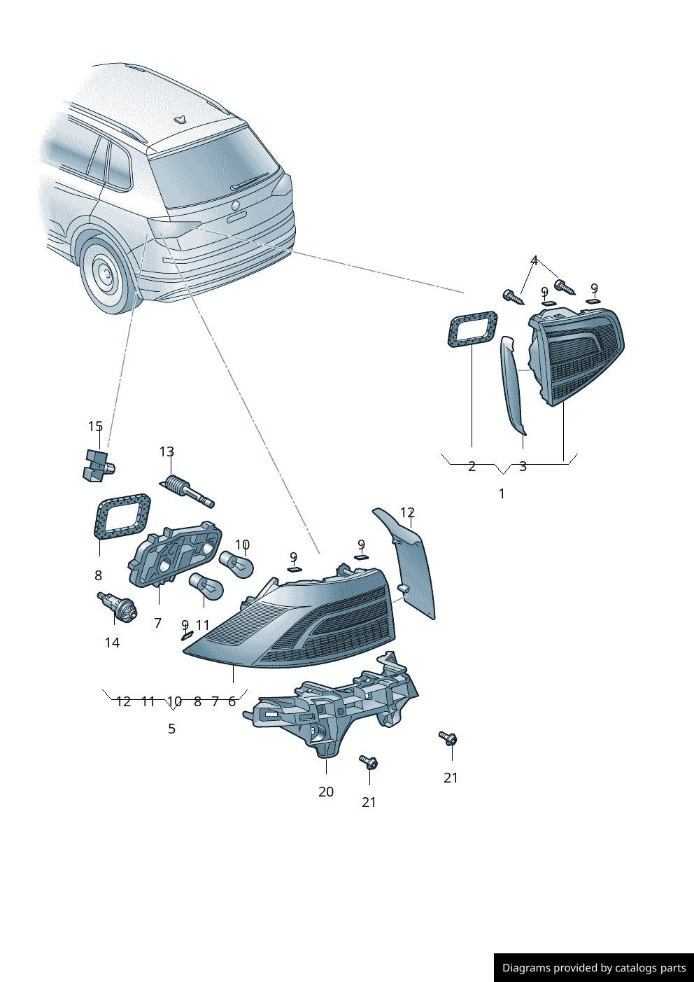 Car part diagram