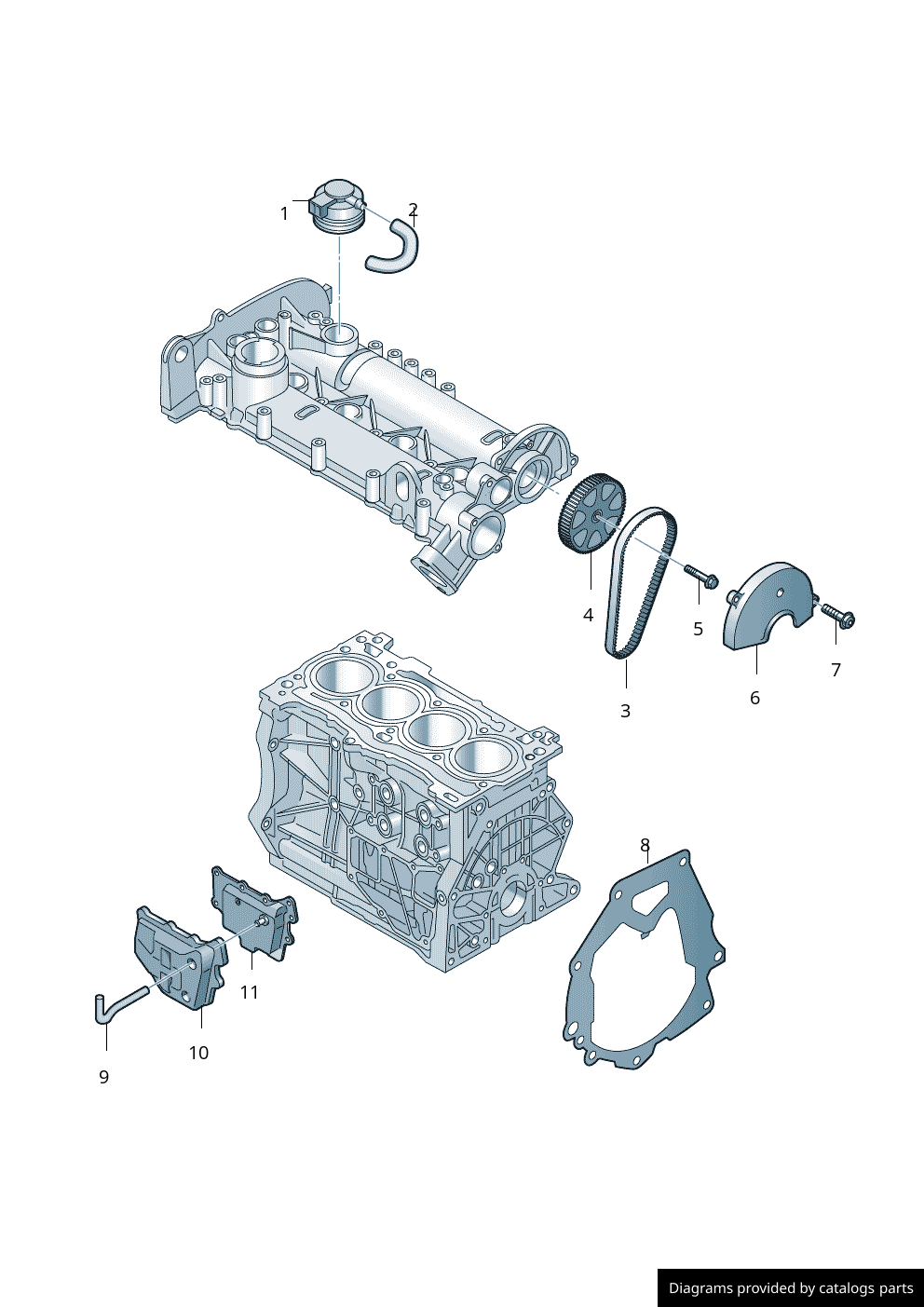Car part diagram