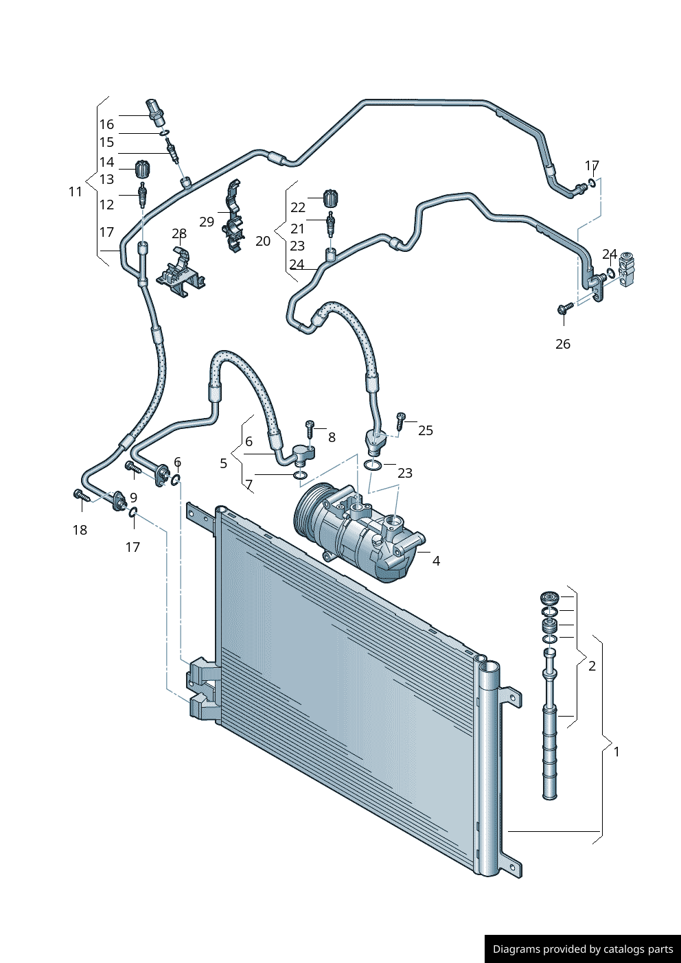 Car part diagram