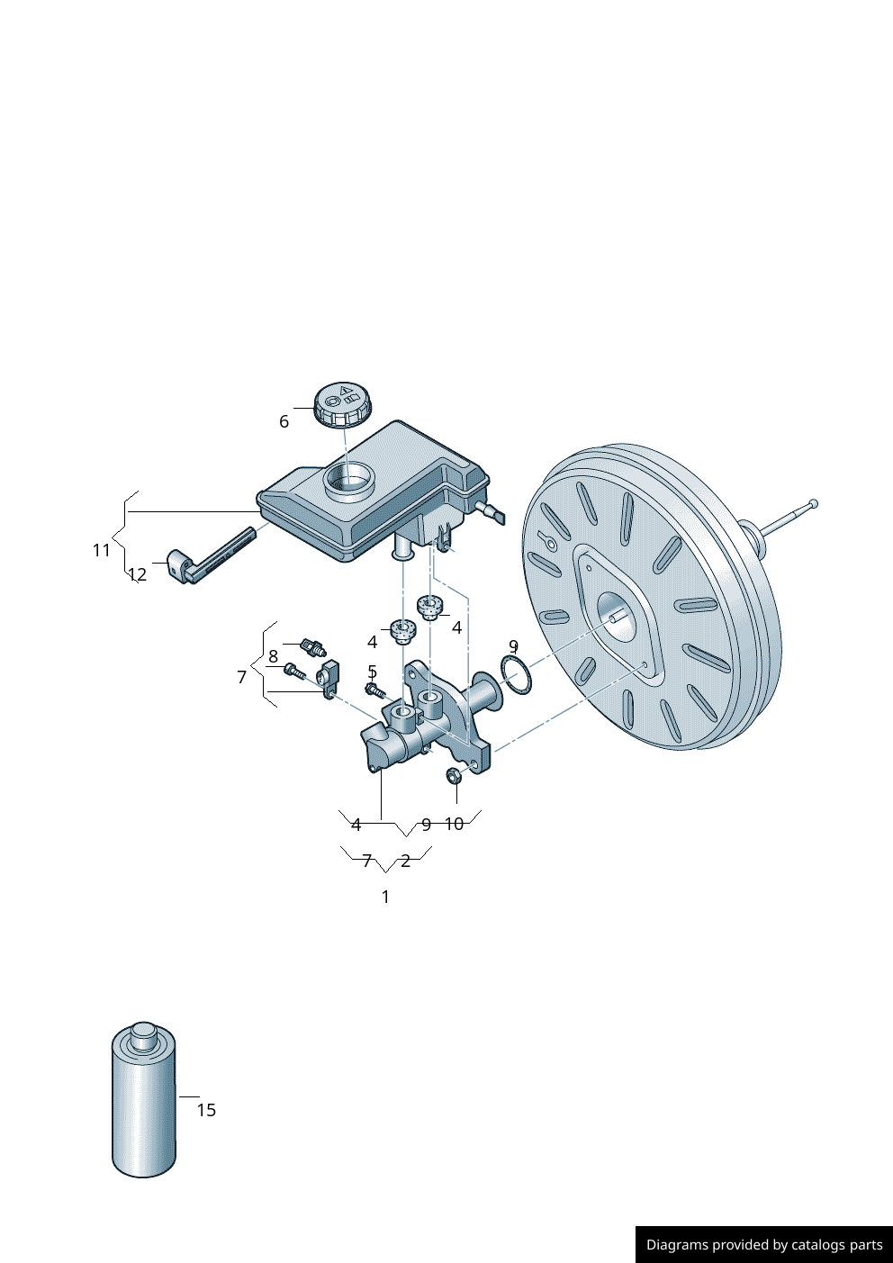 Car part diagram