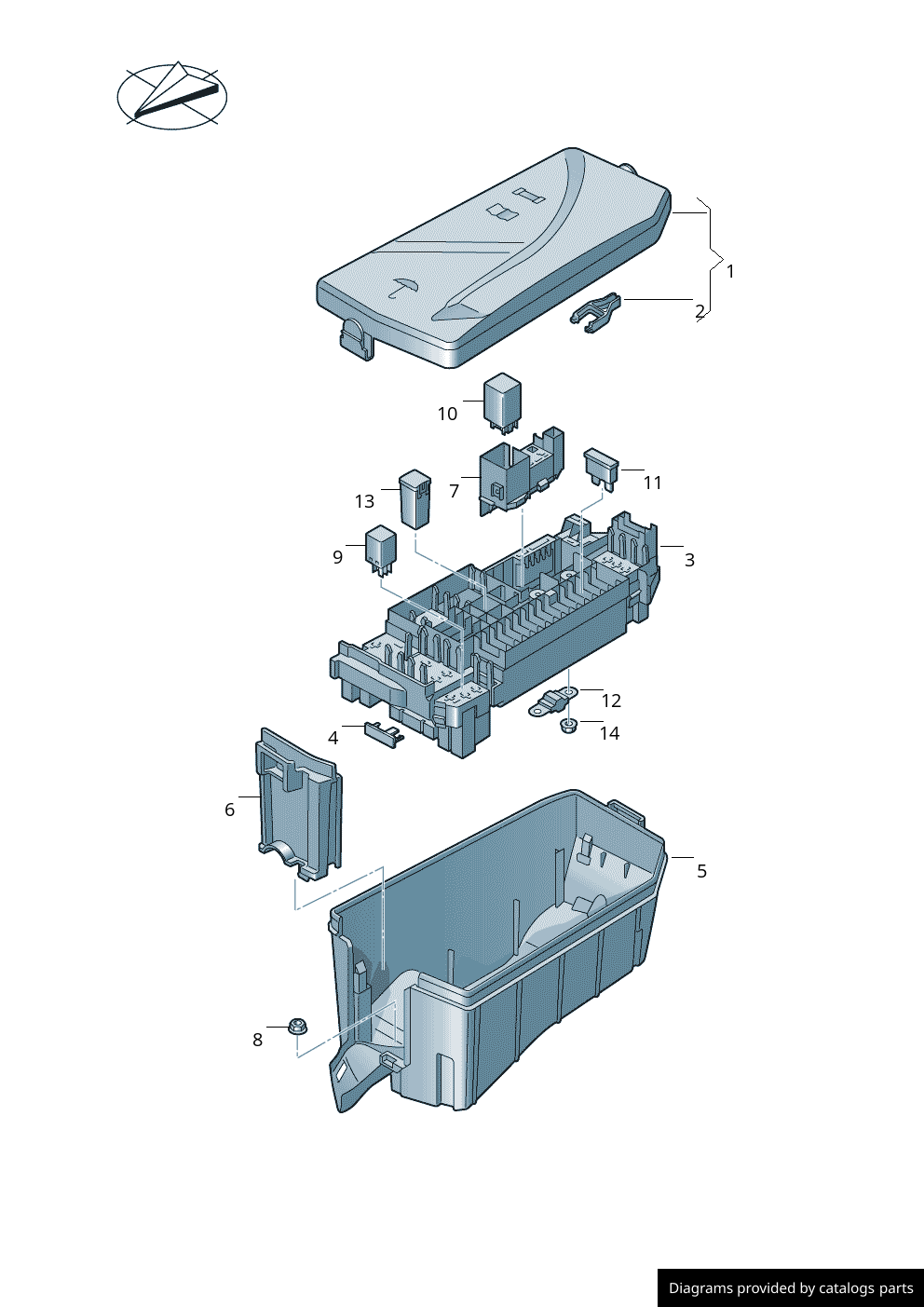 Car part diagram