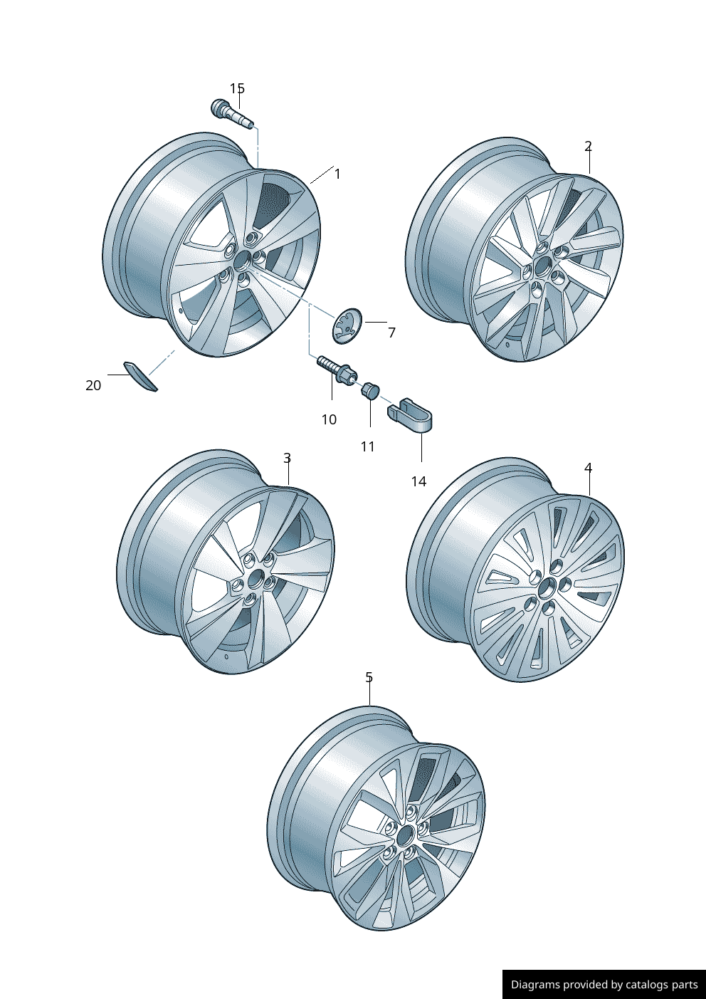 Car part diagram