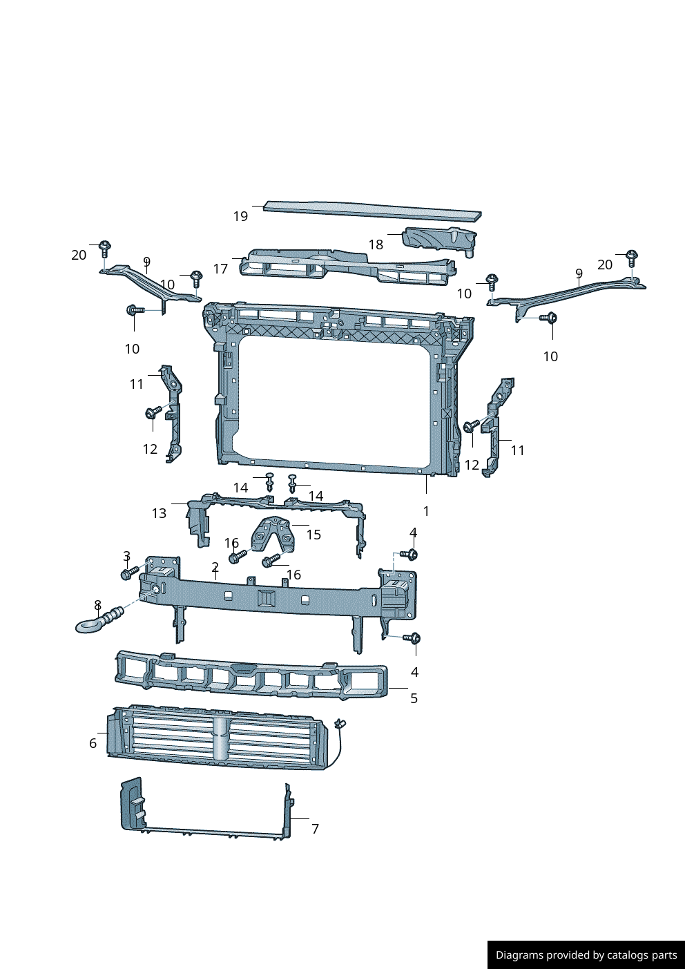 Car part diagram