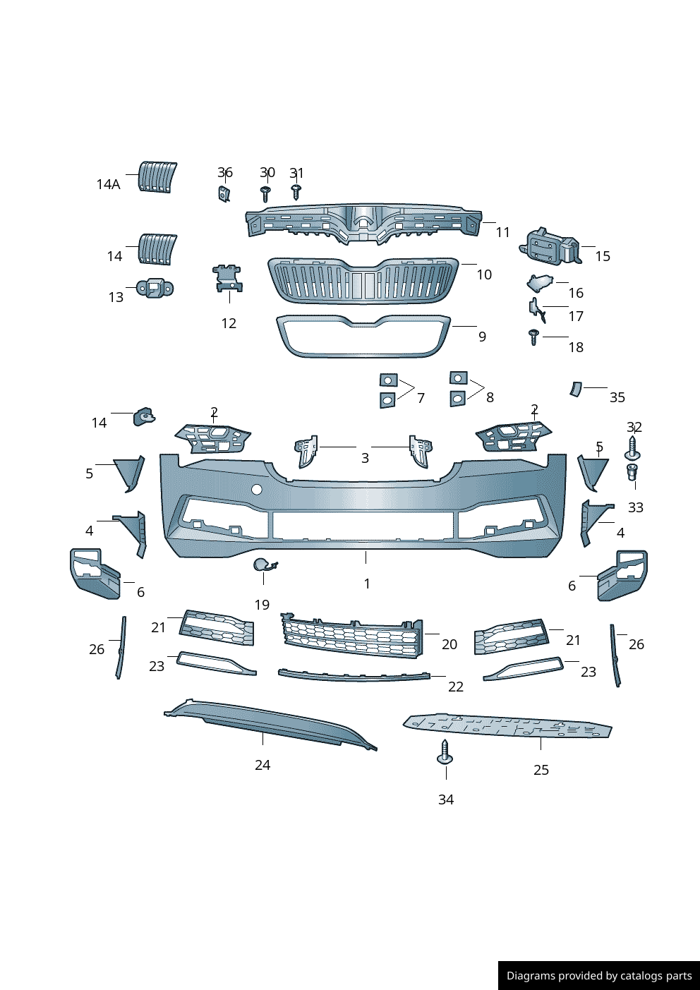 Car part diagram