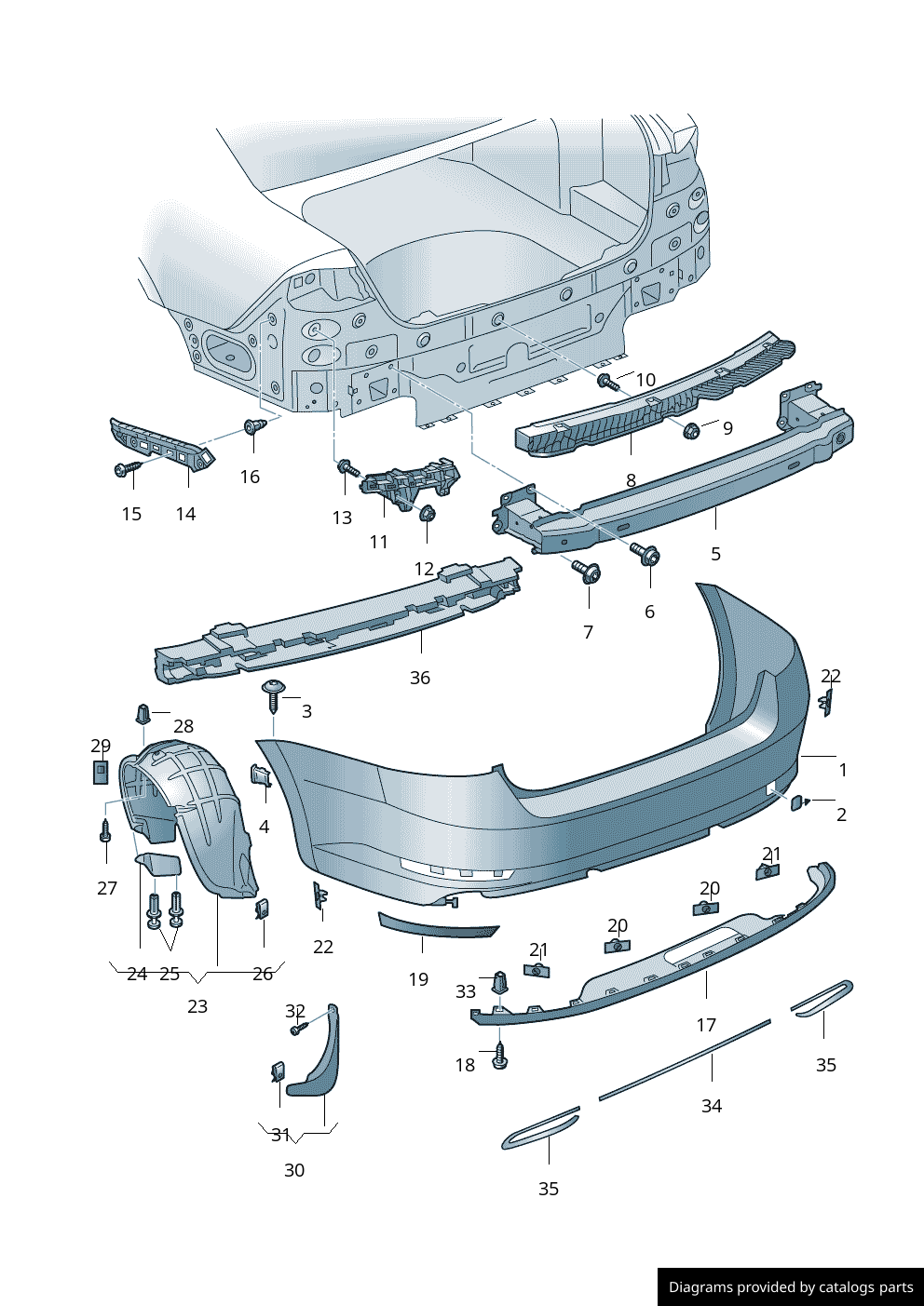 Car part diagram