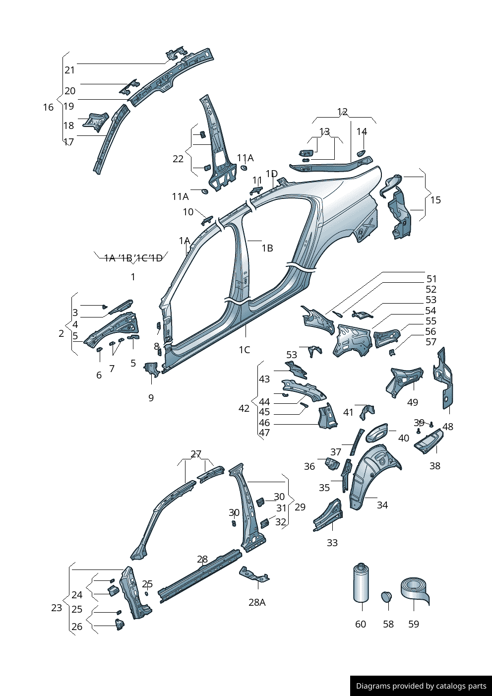 Car part diagram