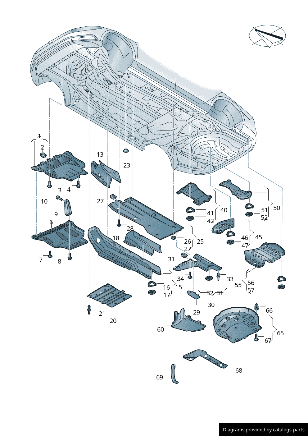 Car part diagram