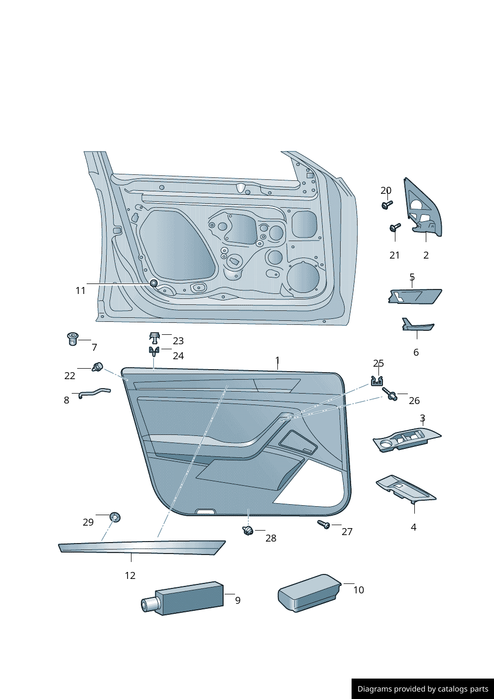 Car part diagram