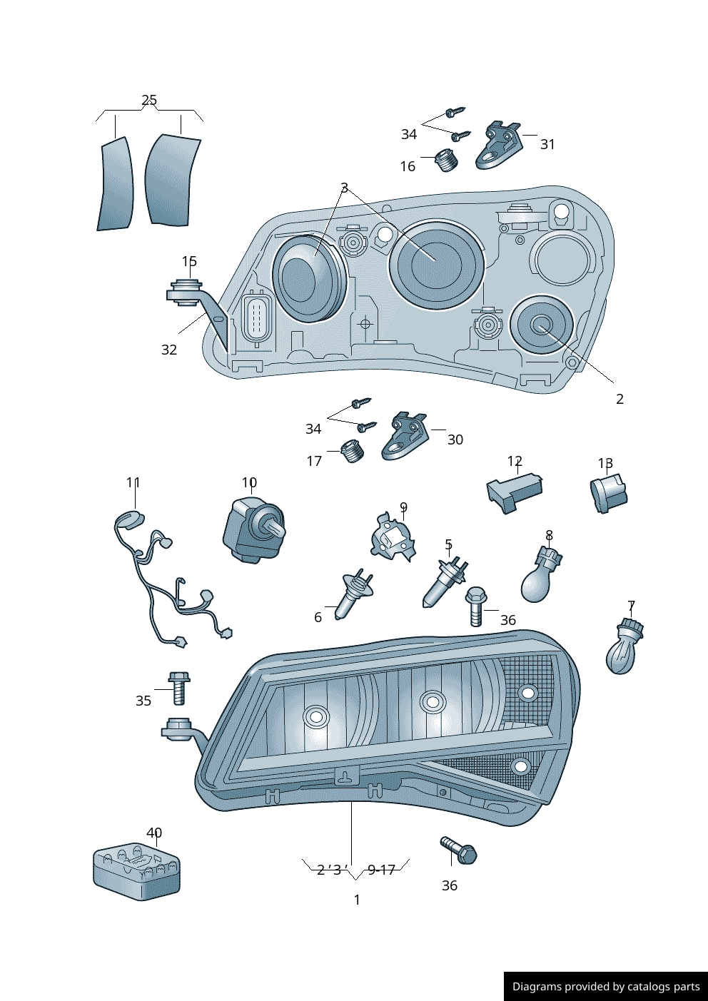 Car part diagram