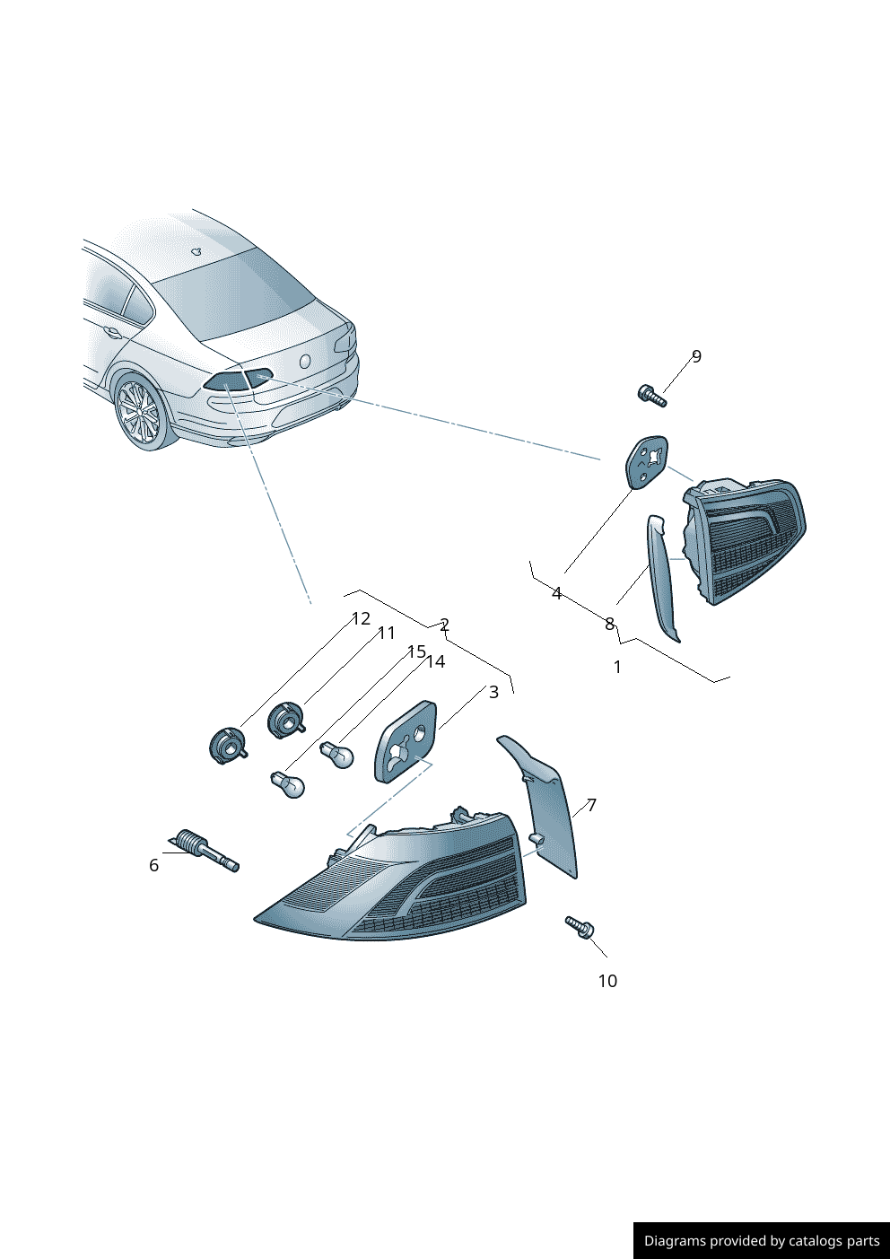 Car part diagram