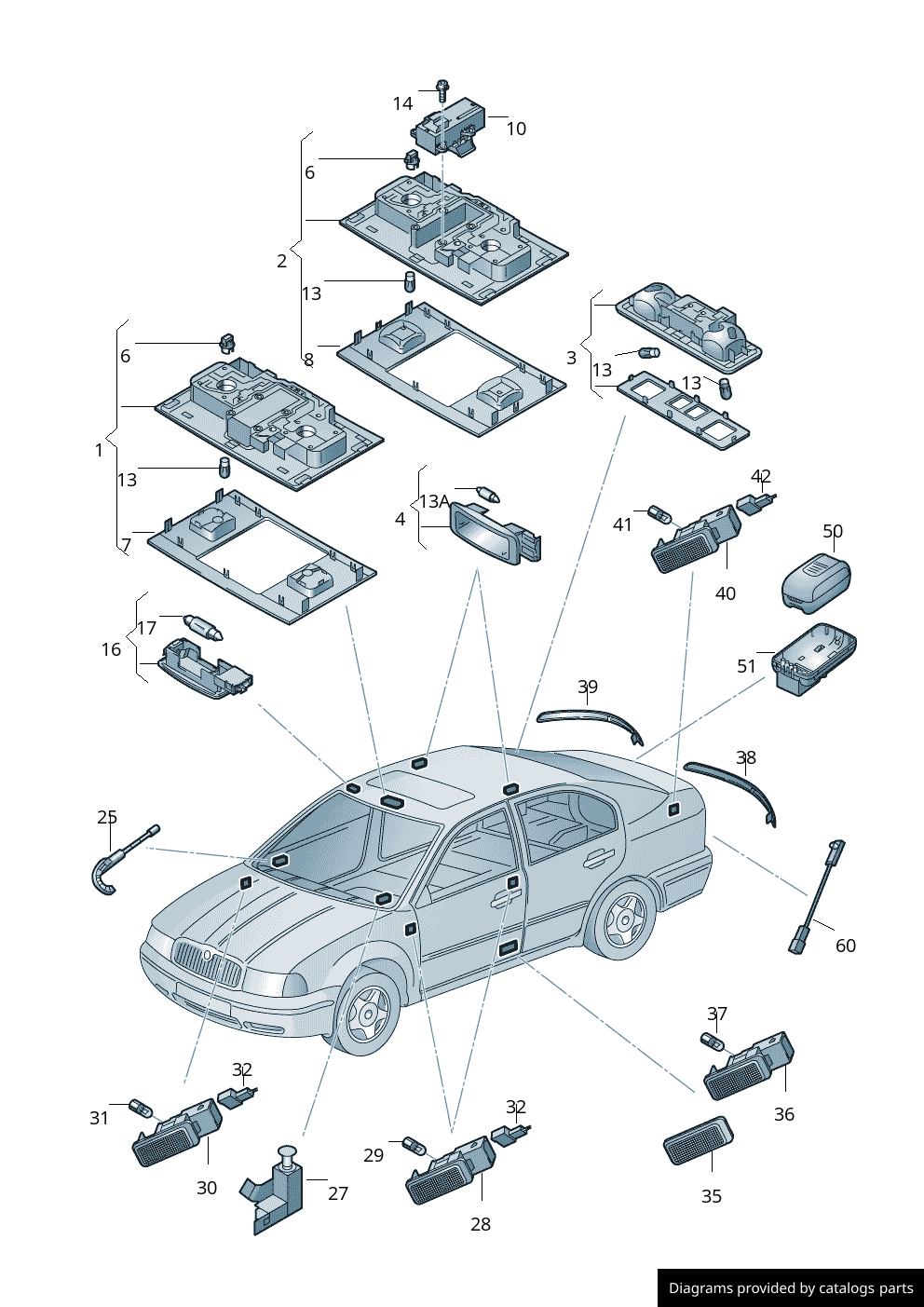 Car part diagram