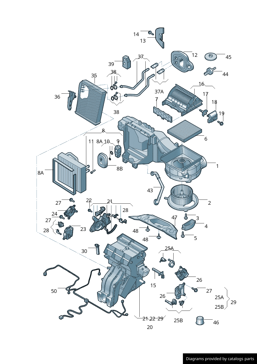 Car part diagram