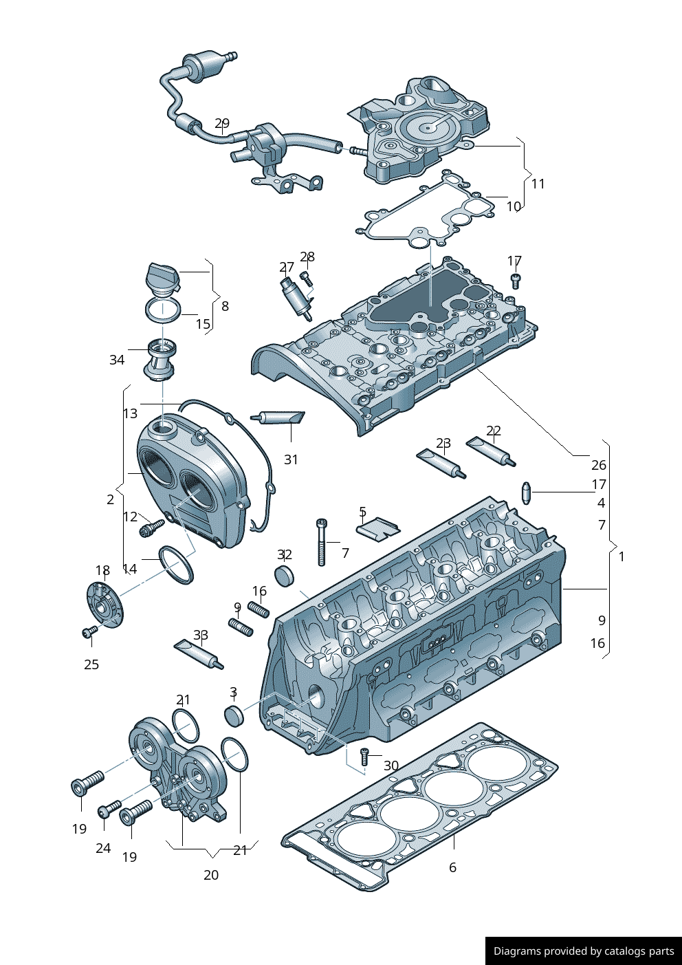 Car part diagram