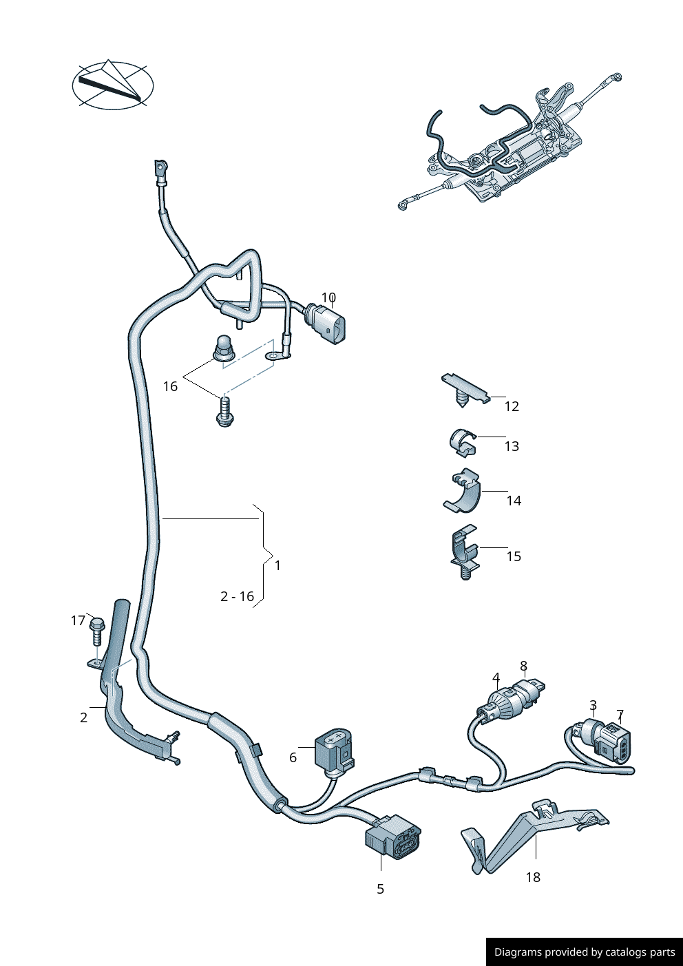 Car part diagram