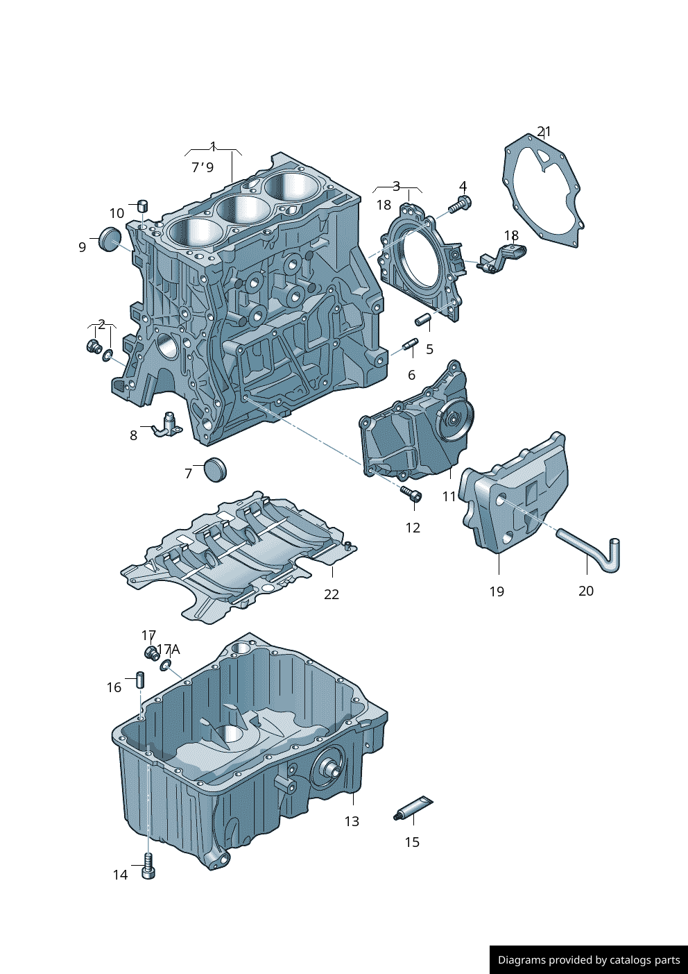 Car part diagram
