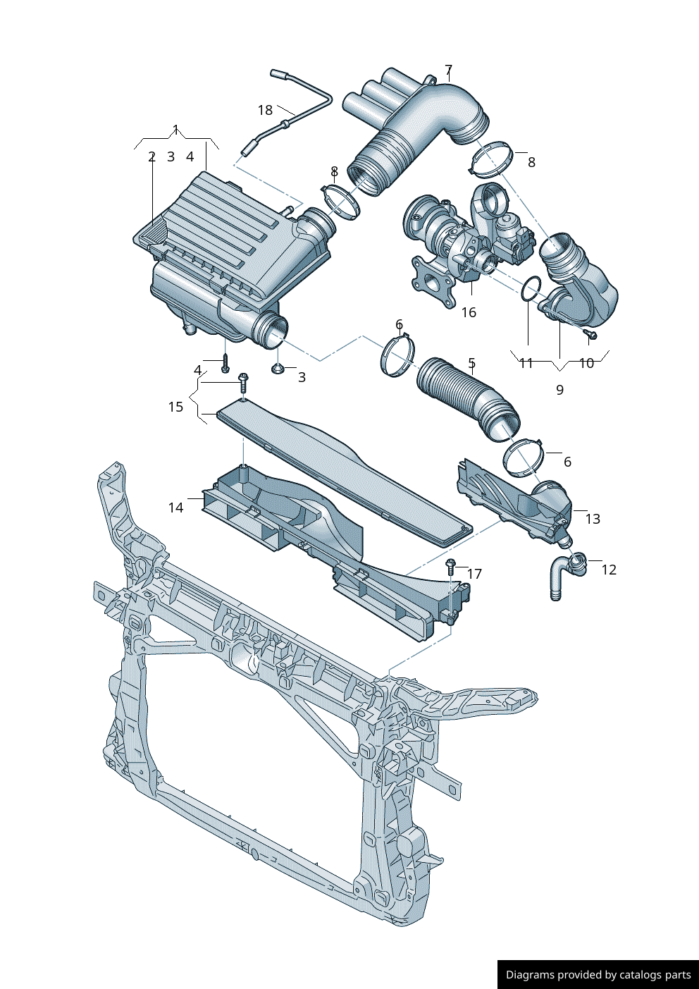 Car part diagram