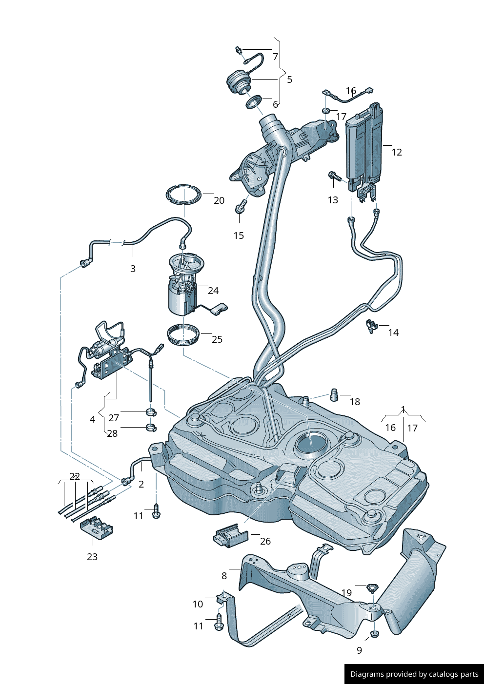Car part diagram