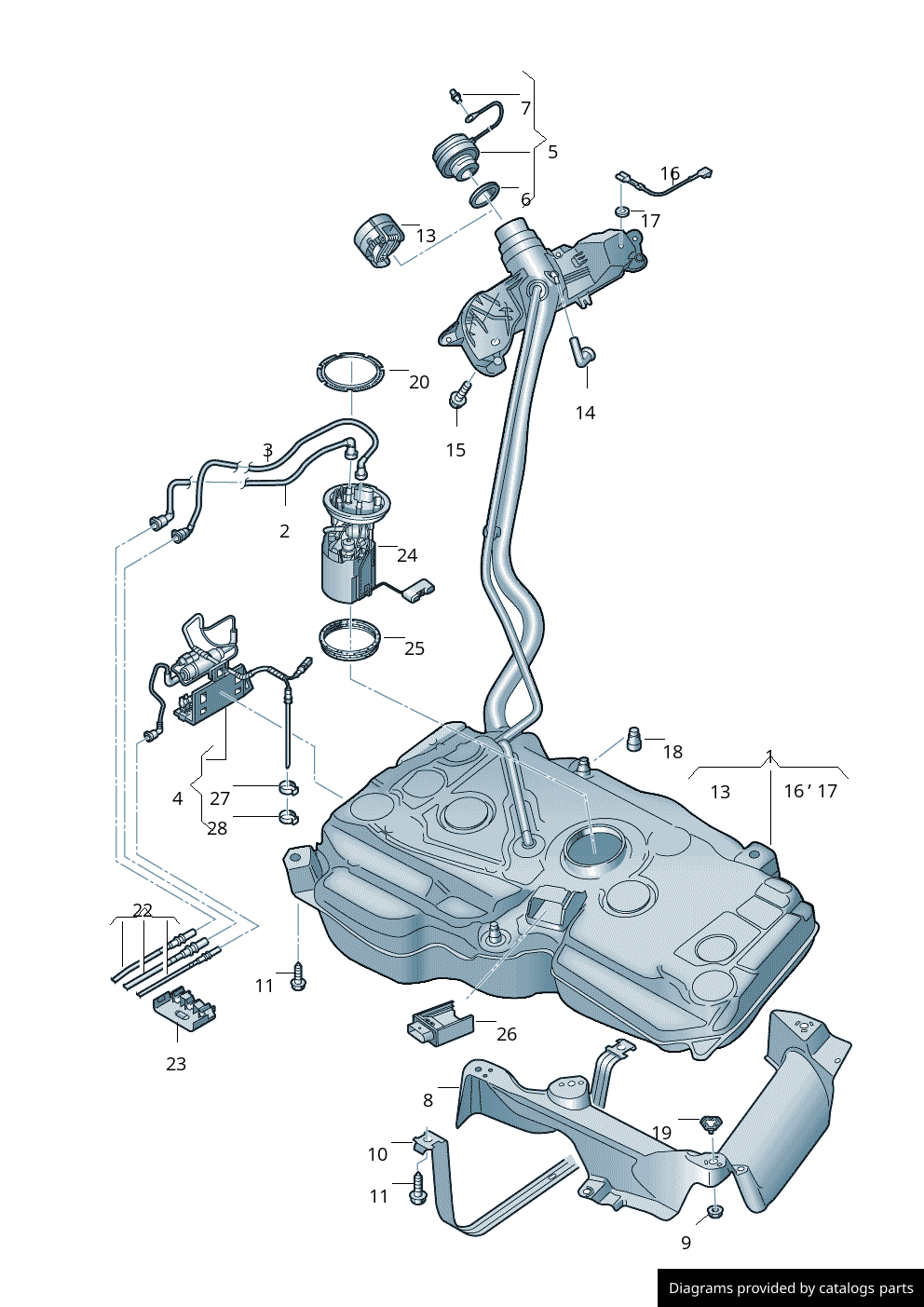 Car part diagram