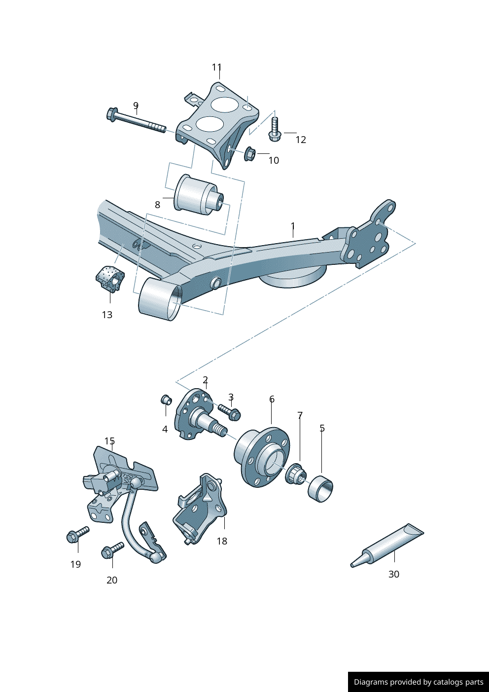 Car part diagram
