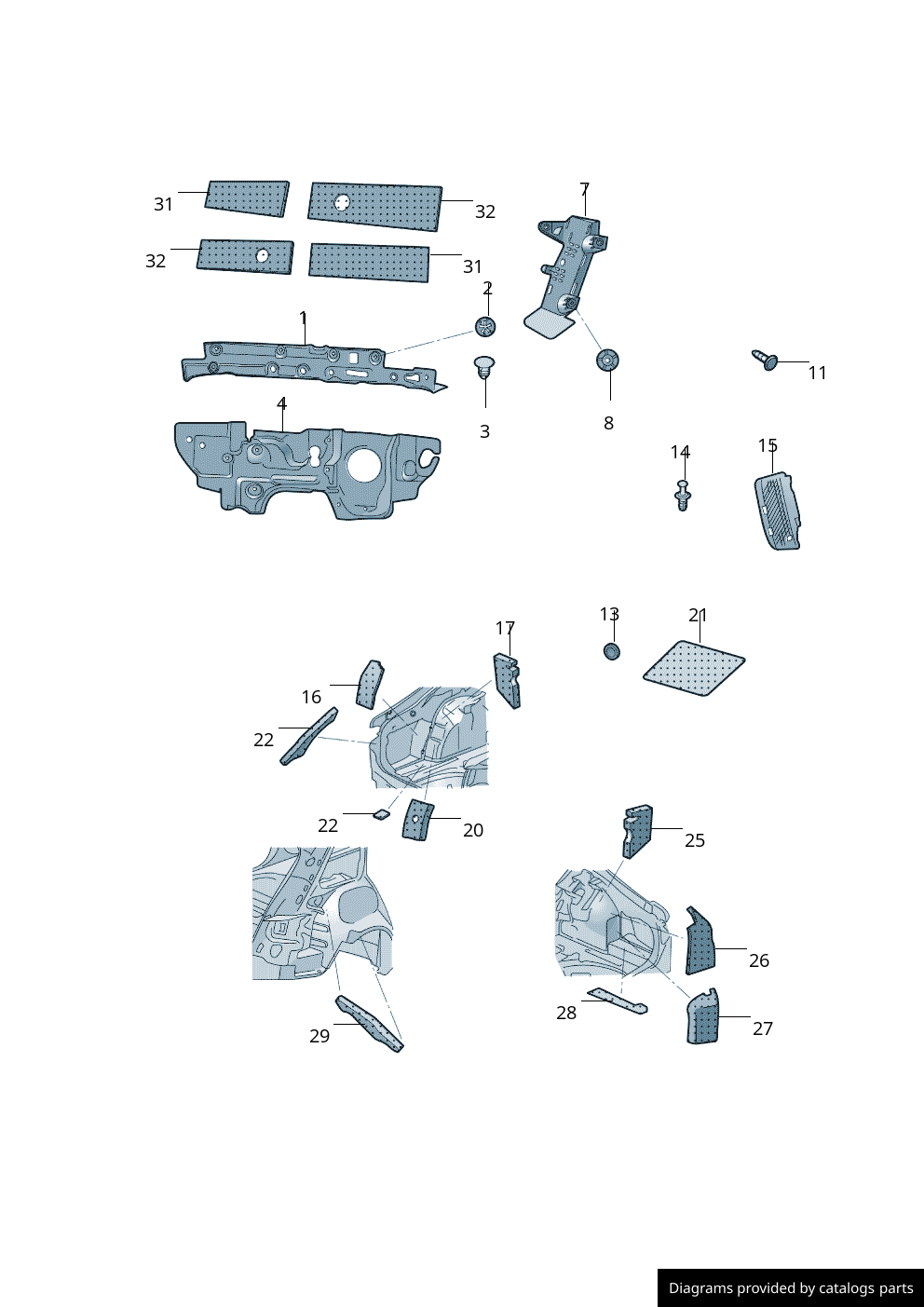 Car part diagram