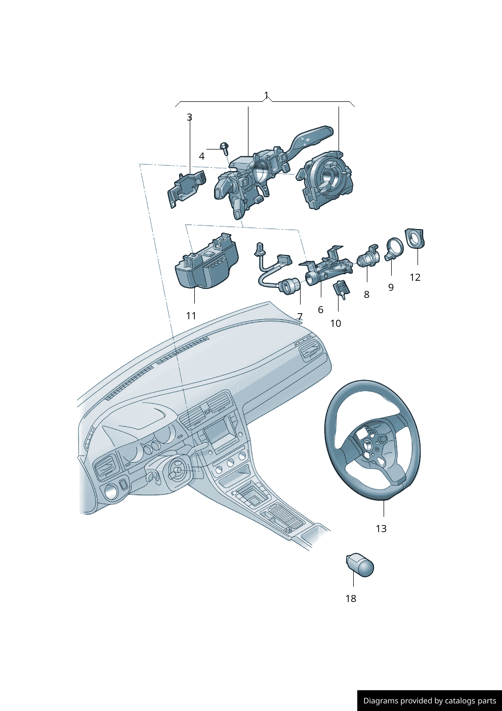 Car part diagram