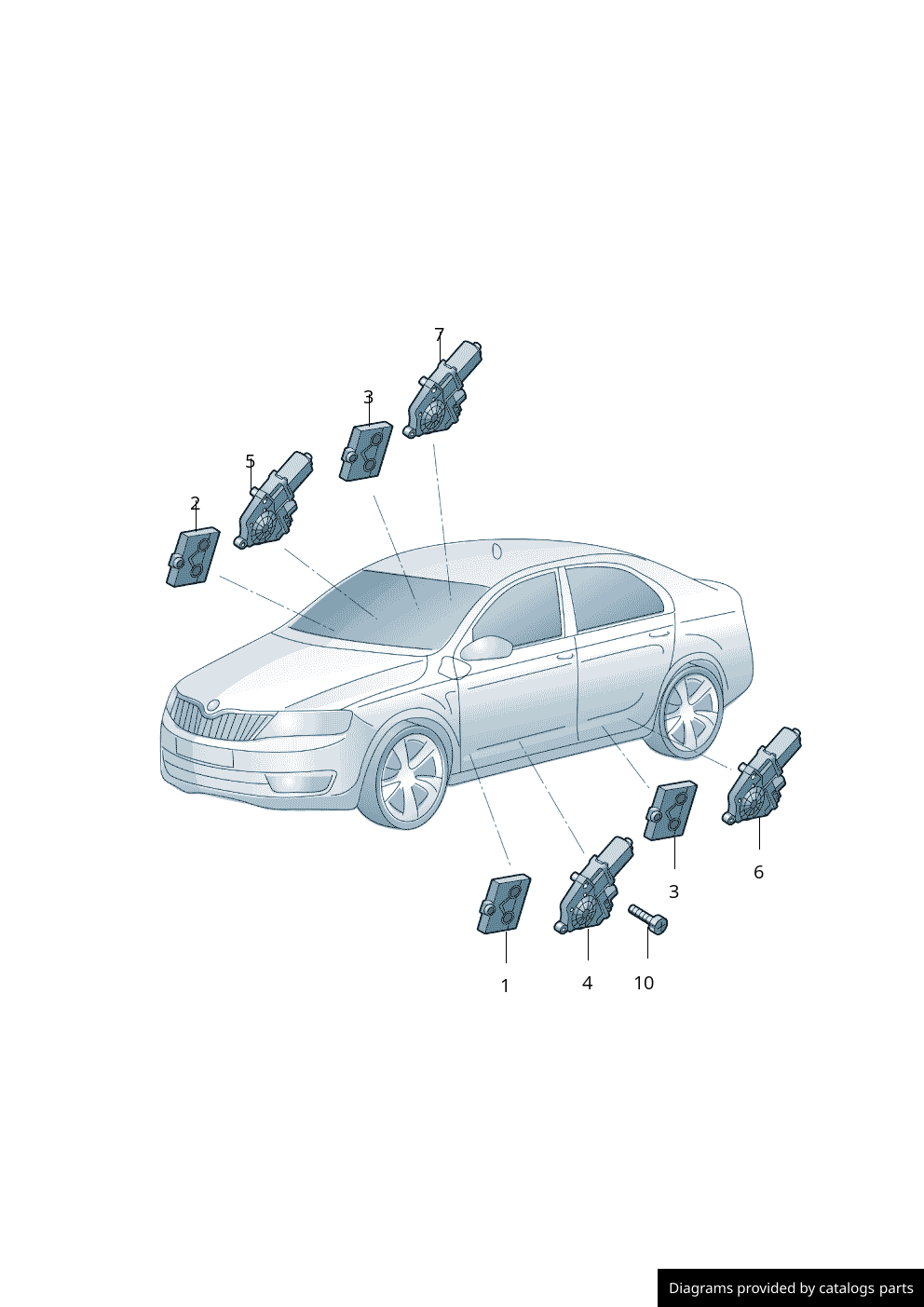 Car part diagram