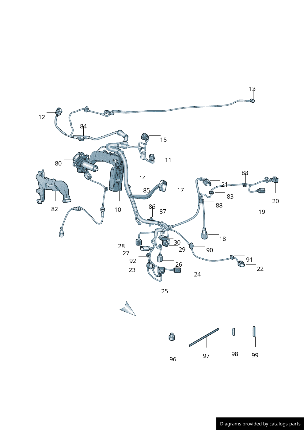 Car part diagram