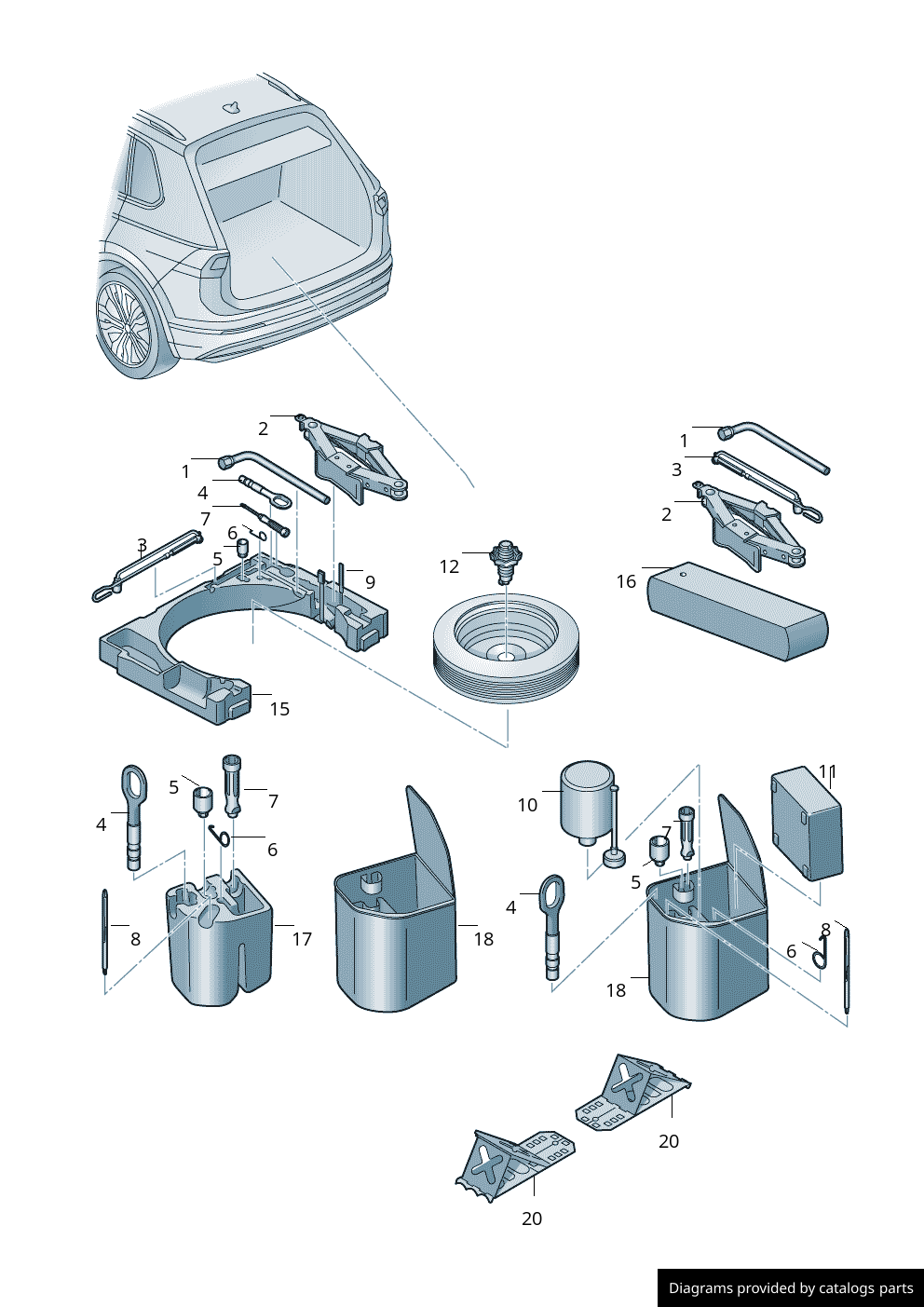 Car part diagram