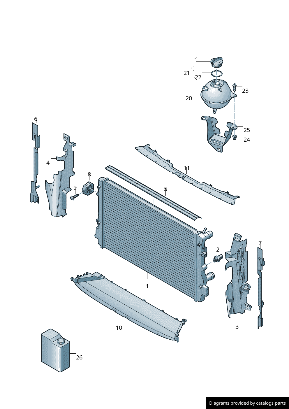 Car part diagram