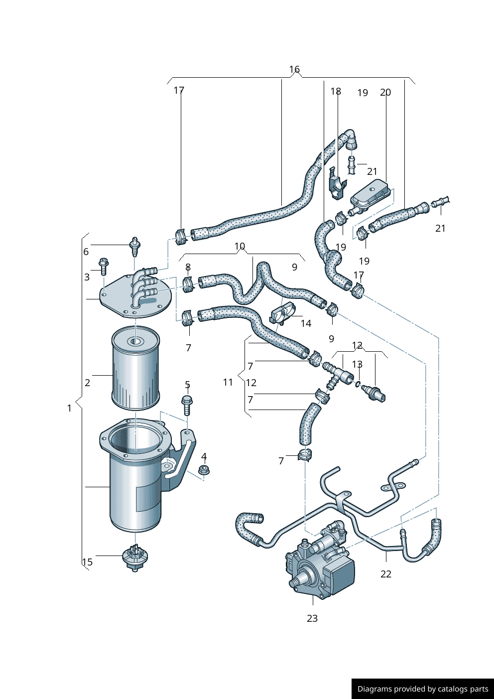 Car part diagram