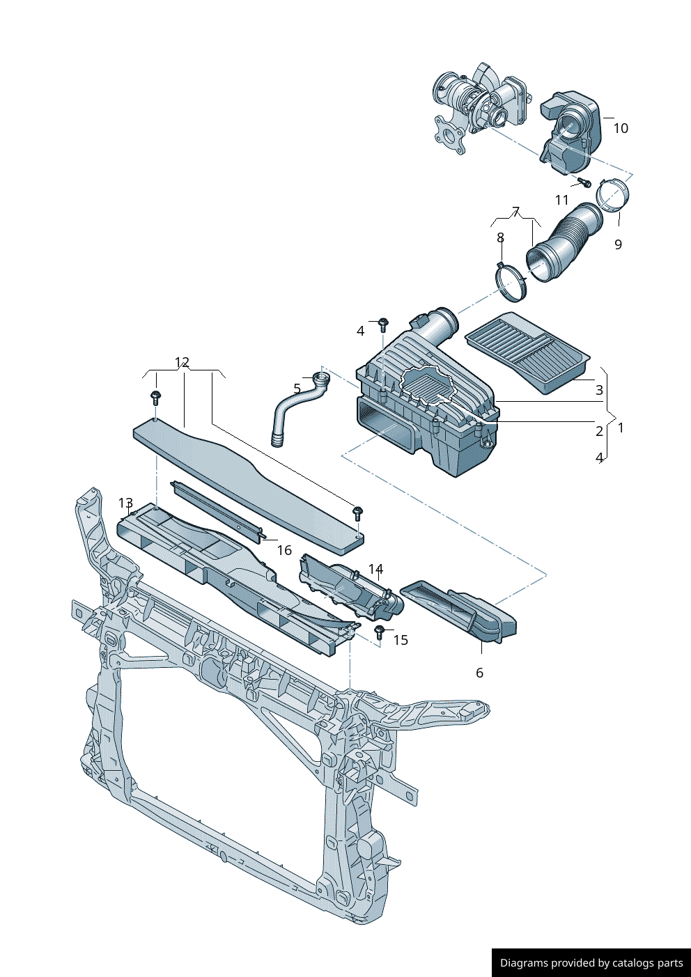 Car part diagram