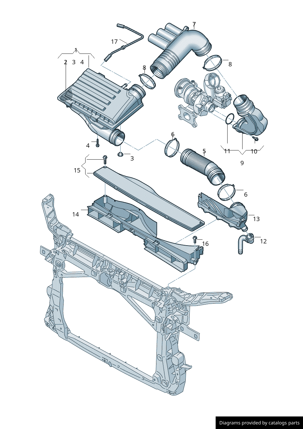 Car part diagram