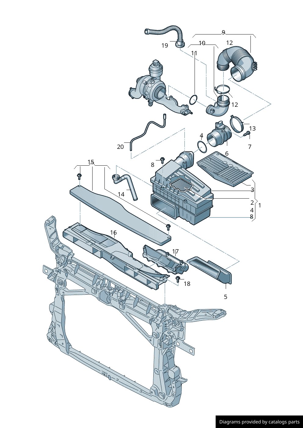 Car part diagram