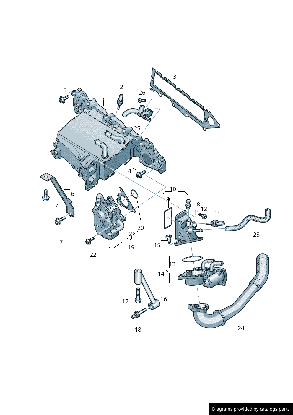 Car part diagram