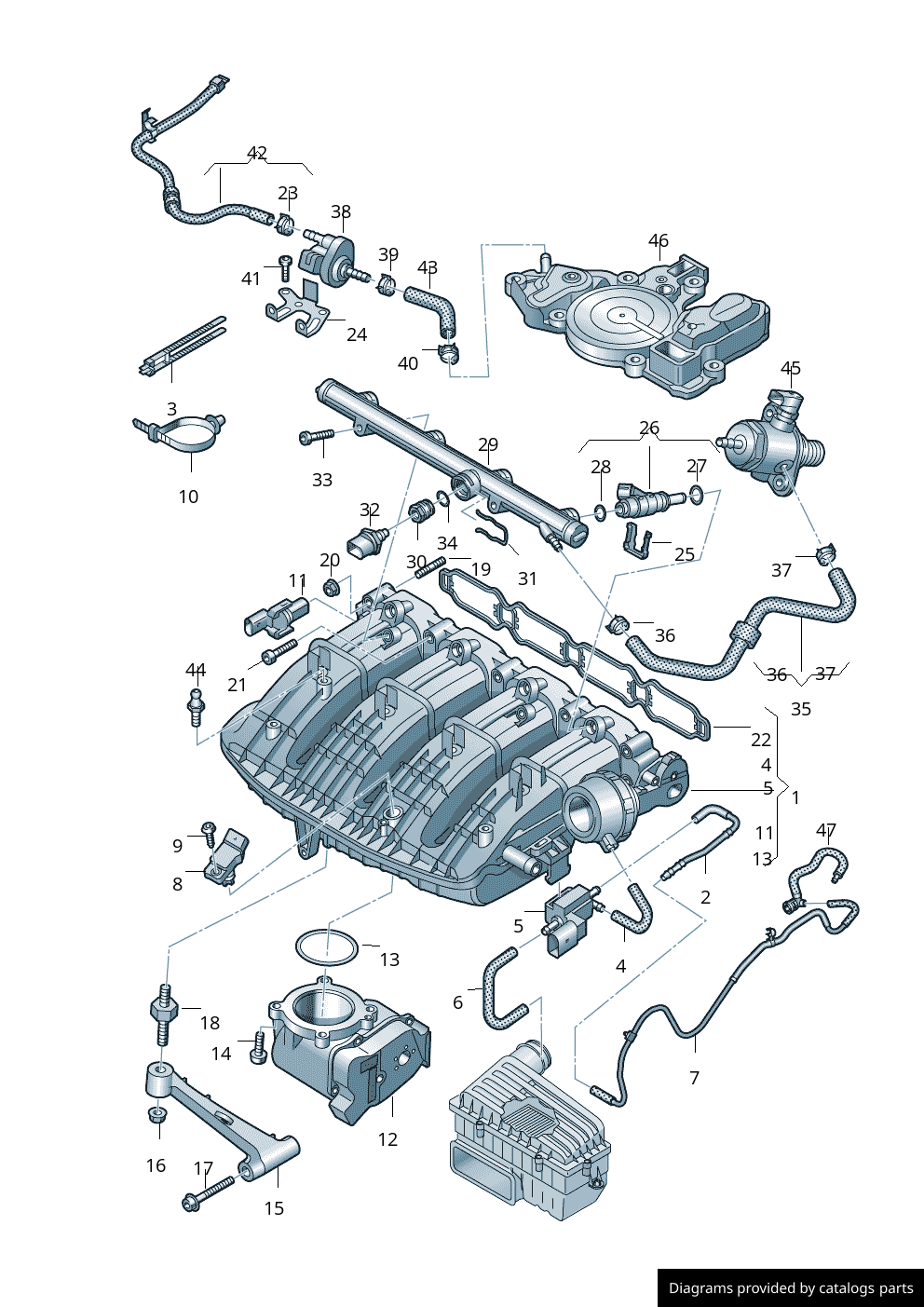 Car part diagram