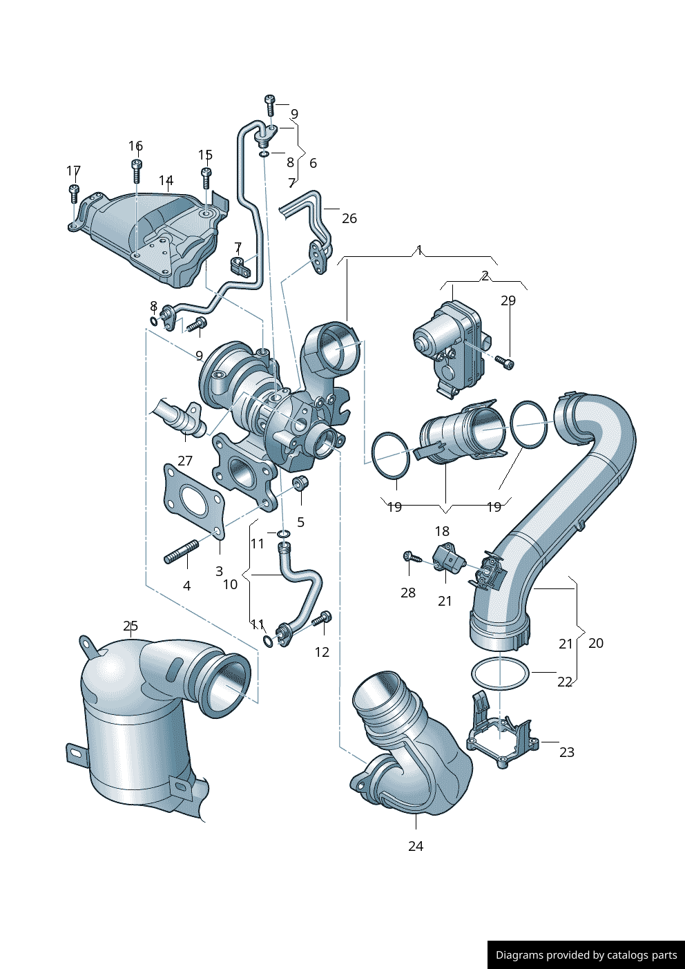 Car part diagram