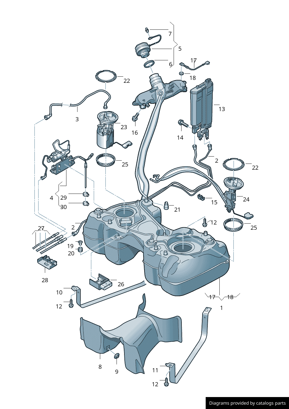 Car part diagram