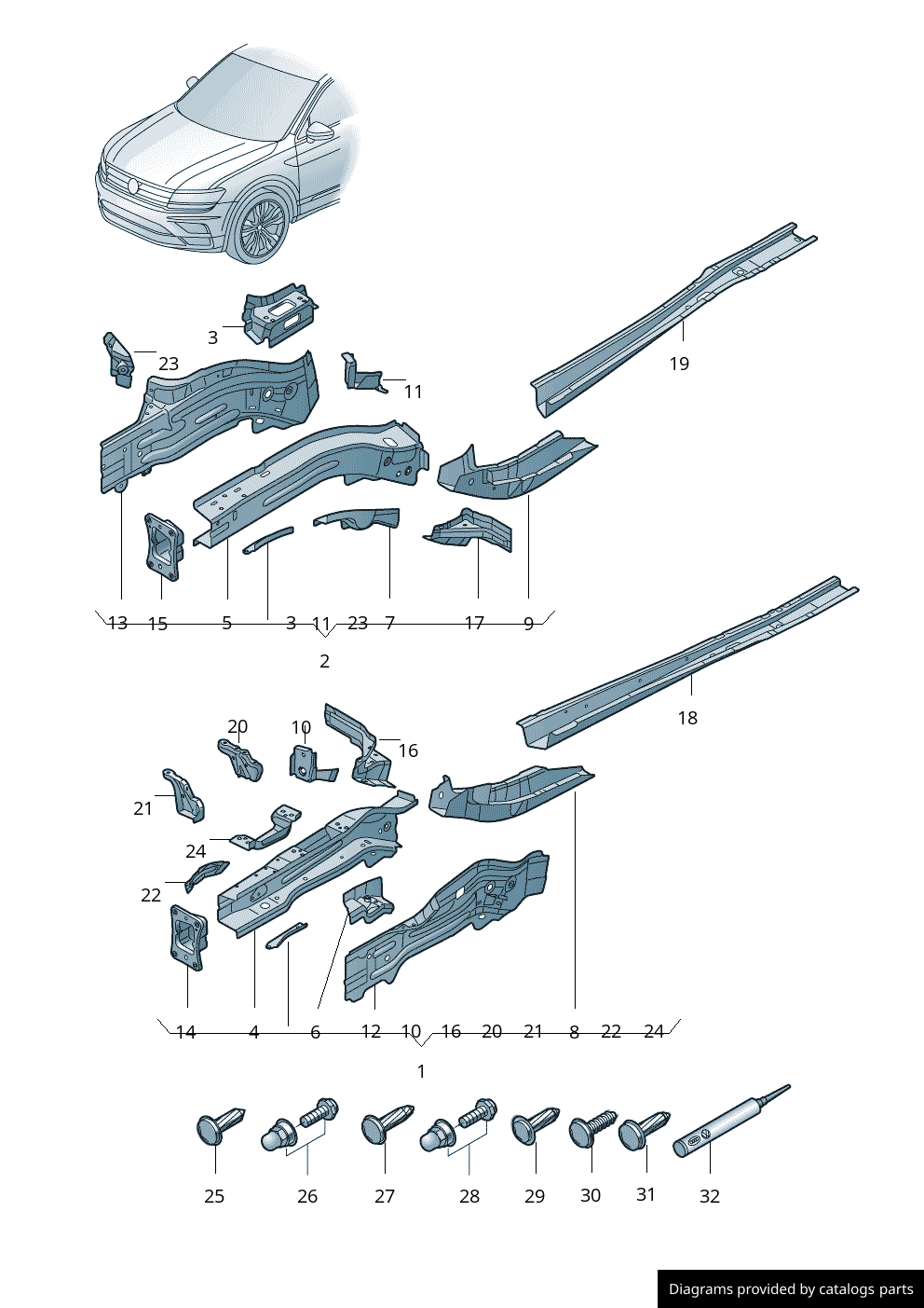 Car part diagram