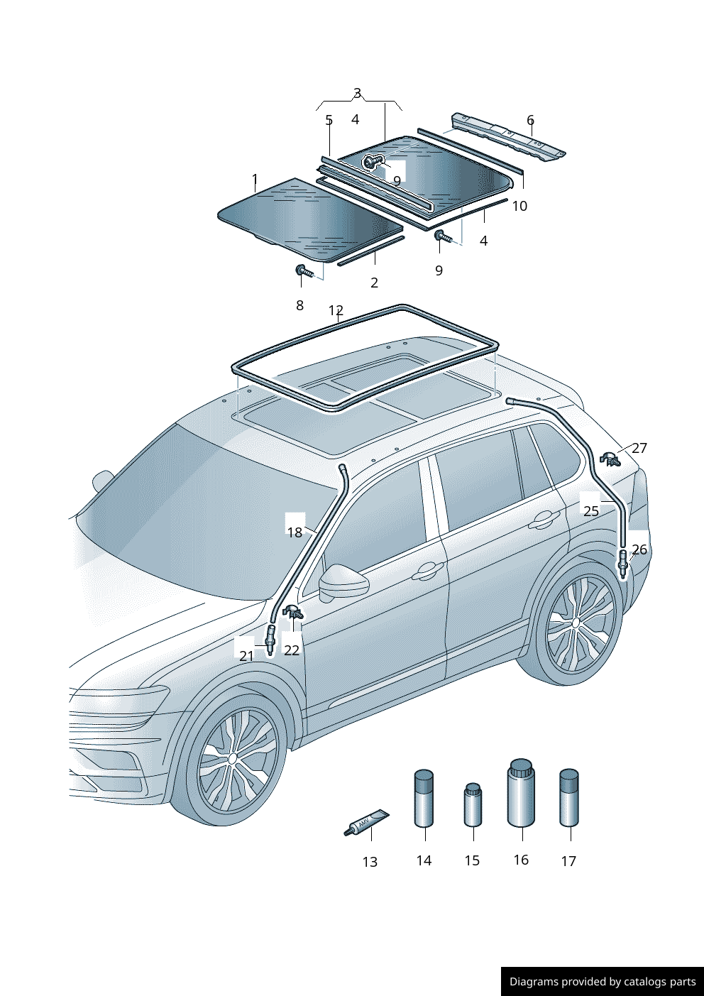 Car part diagram