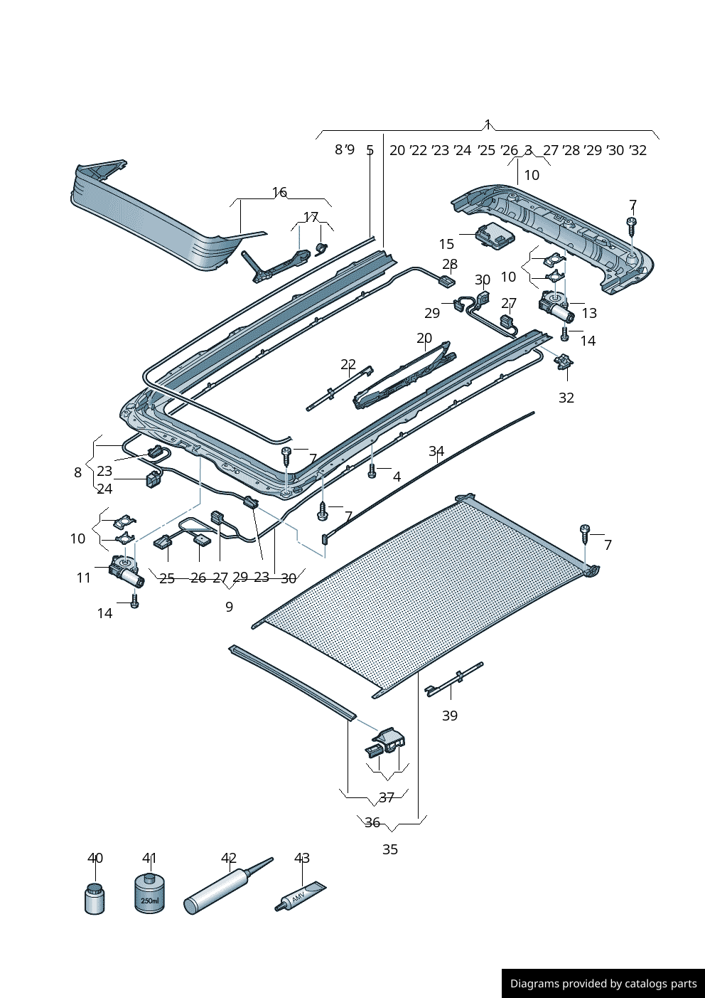 Car part diagram