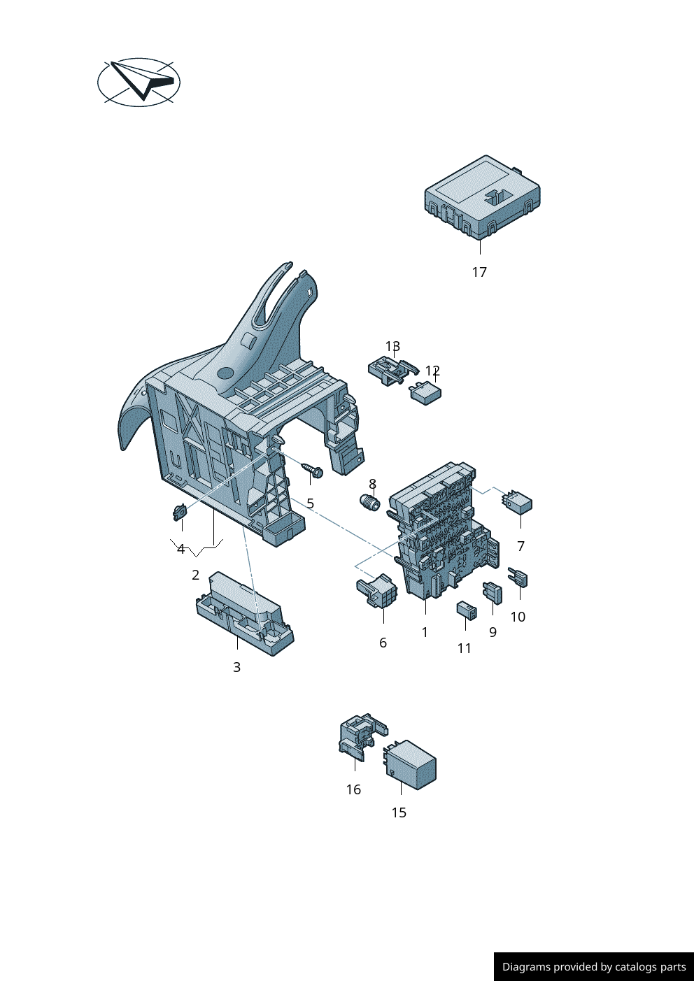 Car part diagram