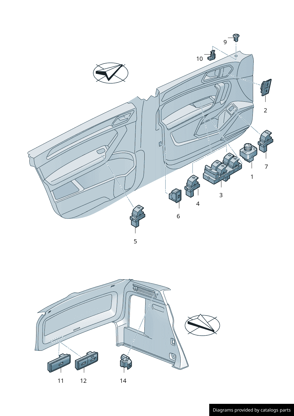 Car part diagram