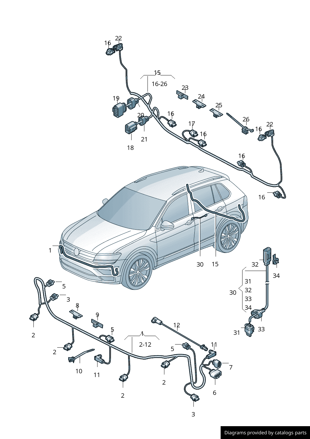 Car part diagram