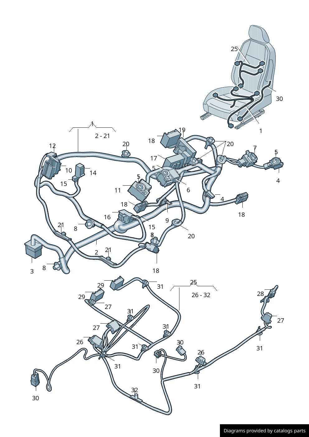 Car part diagram