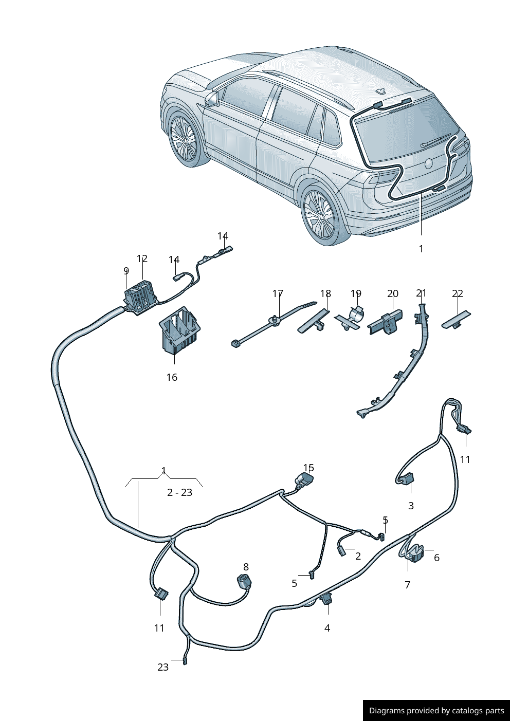 Car part diagram