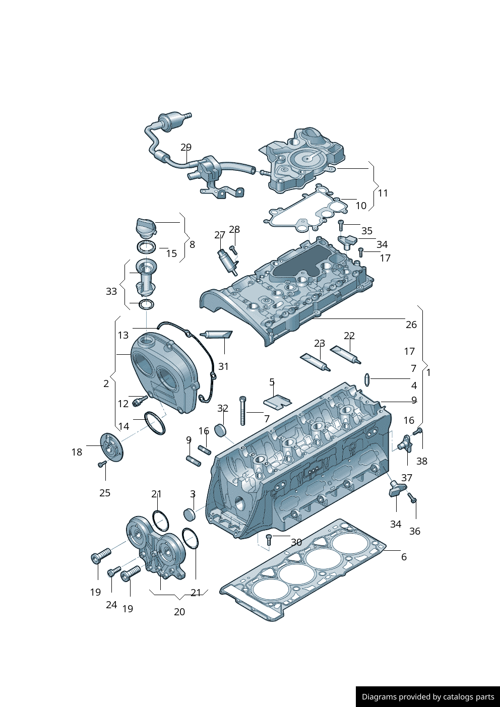 Car part diagram