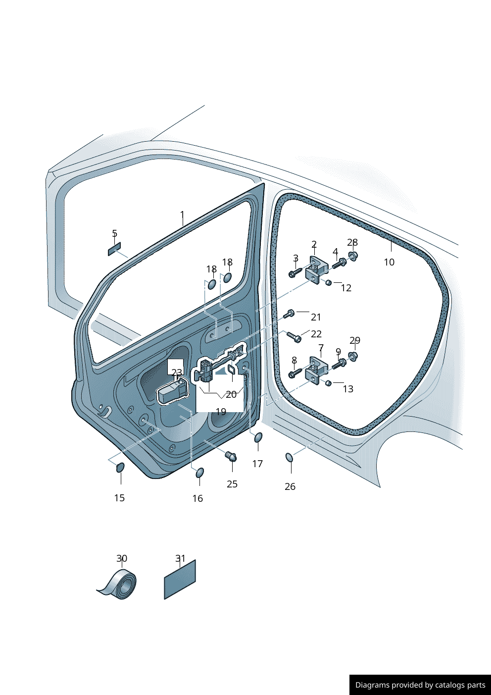 Car part diagram
